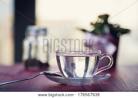 Hot Water In The Glass