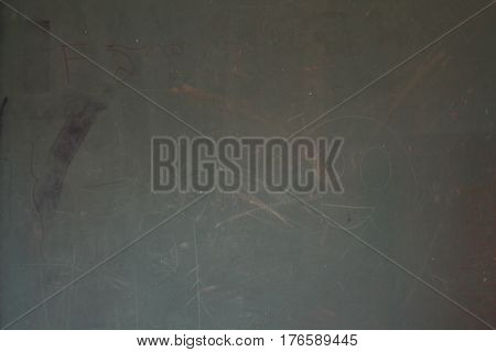 Abstract Chalk rubbed out on blackboard for background. texture for add text or graphic design. Education school concepts.