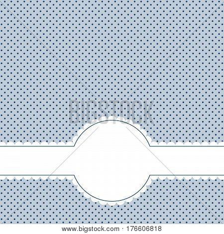 Banner With Copy Space On Pointed Pattern