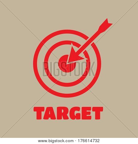 Red and White darts target . Local seo target concept