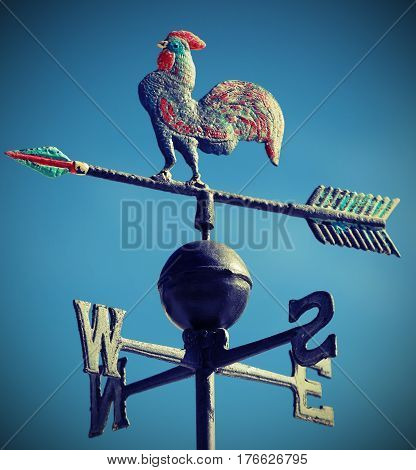 Vane To Mark The Wind With The Arrows Of The Cardinal Points