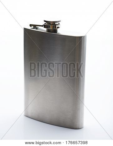Shiny Metal Stainless Flask