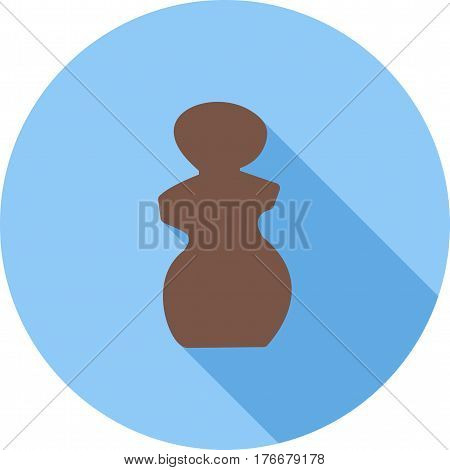 Sculpture, marble, head icon vector image. Can also be used for museum. Suitable for mobile apps, web apps and print media.