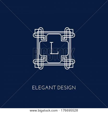 Monogram Design Template