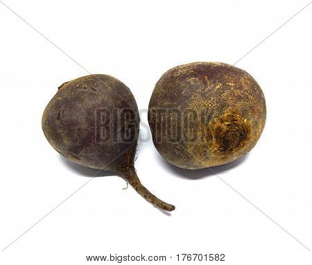 Fresh red Beet isolated on a white background