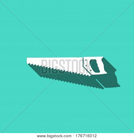 hacksaw icon stock vector illustration flat design