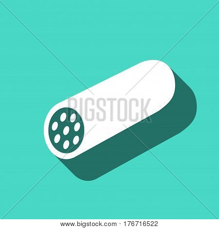icon sausage stock vector illustration flat design