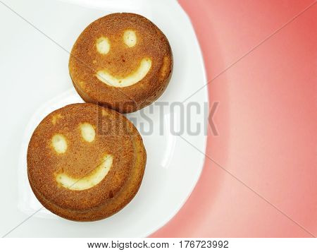 creative baked food cakes funny faces with smile child dessert