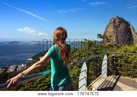 Girl At Pao De Acucar