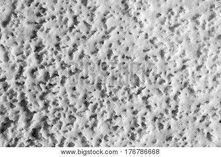 abstract natural background of texture of friable white snow