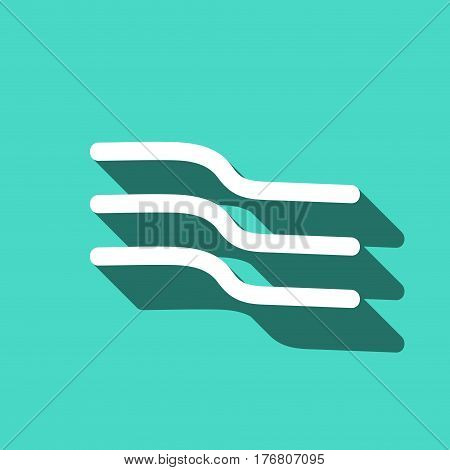 wind icon stock vector illustration flat design