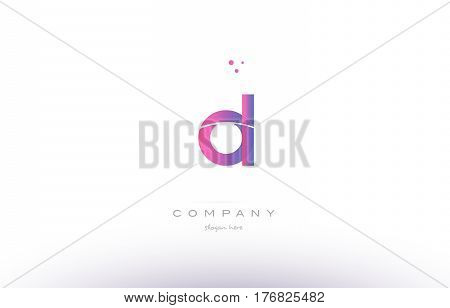 Ol O L  Pink Modern Creative Alphabet Letter Logo Icon Template