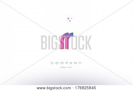 Rr R  Pink Modern Creative Alphabet Letter Logo Icon Template