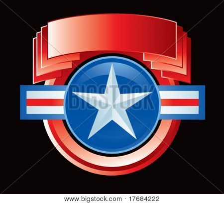 Air force ikona na czerwonym grzebieniem