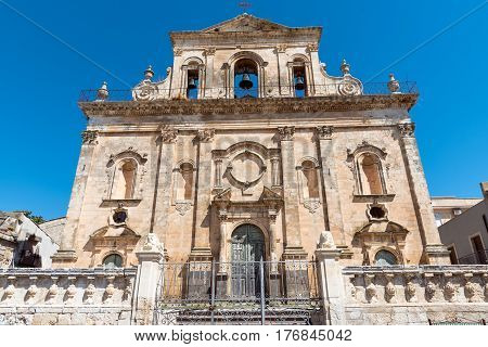 The Chiesa di San Sebastiano in Buscemi, Sicily