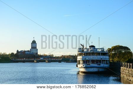 Lake View In Vyborg, Russia