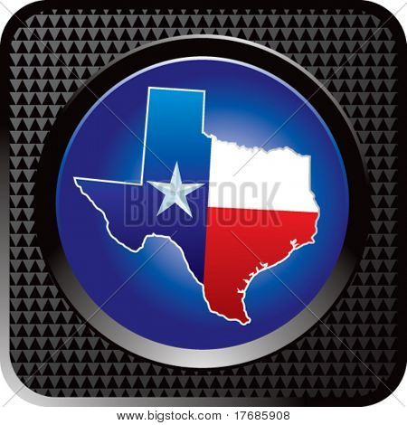 lonestar สถานะบนปุ่มเว็บสีดำ