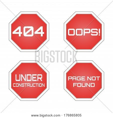 404 error - Page not found -Broken page error