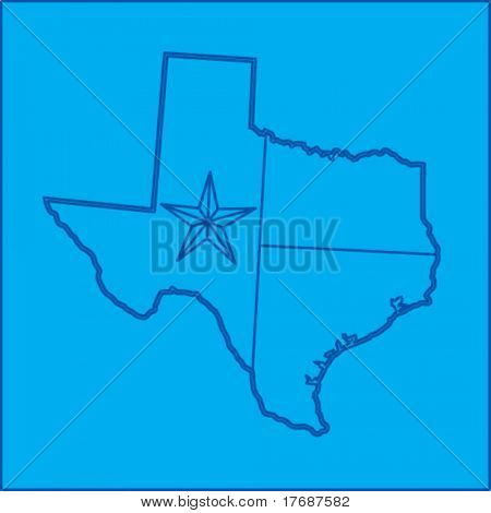 Plan de icono de estado de Lonestar dibujo