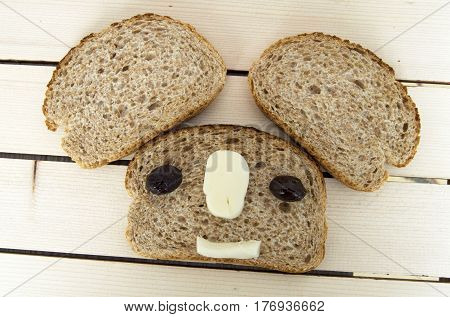 Bran bread and besides black olives, cheese, the most beautiful breakfast cheese and black olives.In different concepts bread, olive and cheese pictures,