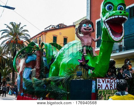Hdr Carnival Celebrations In Loano