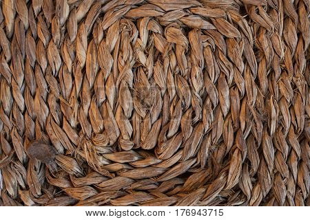 Esparto texture. Background of handmade esparto carpet. Abstract texture and background for designers. Close up view of esparto texture. Natural pattern textures.