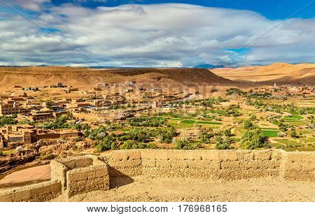 Landscape near Ait Ben Haddou village in Morocco, North Africa