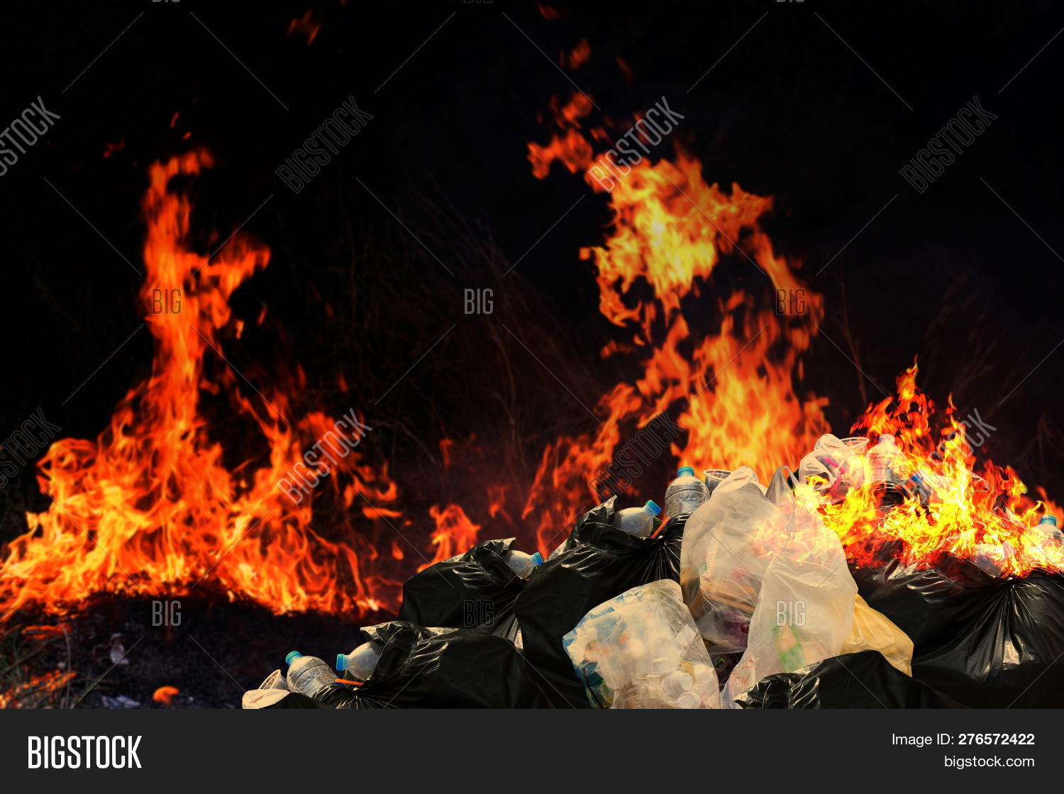 Burn Waste Plastic Image & Photo (Free Trial) Bigstock