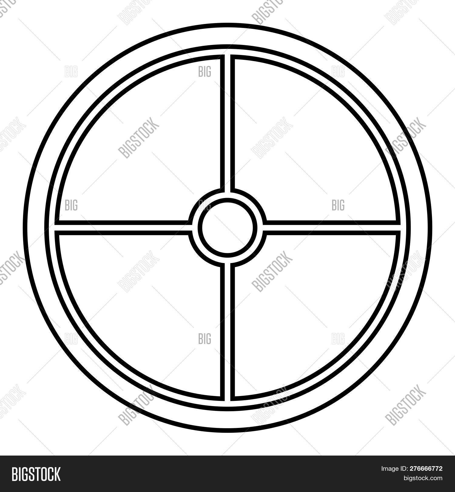 Viking Shield Icon Vector & Photo (Free Trial) | Bigstock