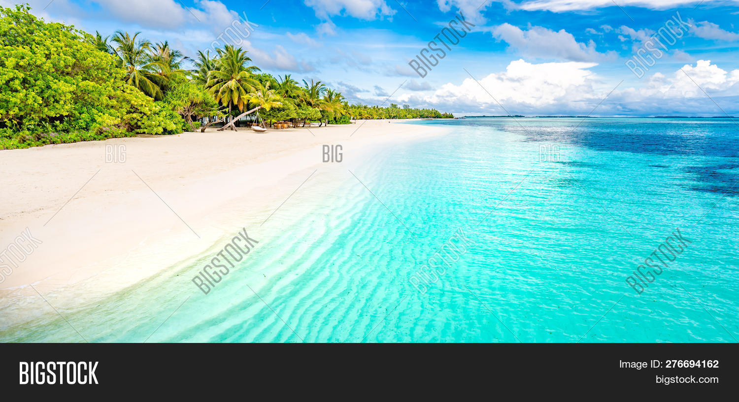 tropical beach resort background