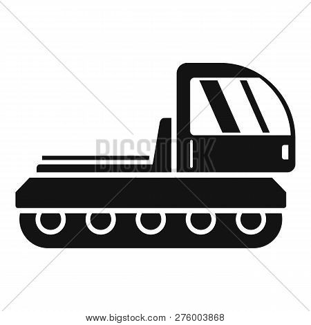 Mountain Snowcat Icon. Simple Illustration Of Mountain Snowcat Icon For Web Design Isolated On White