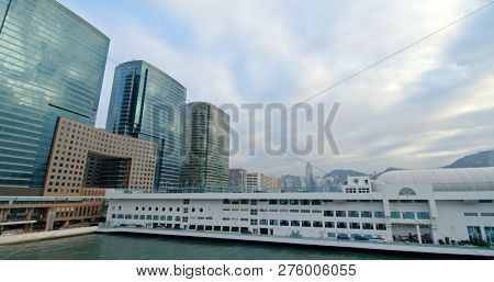 Tsim Sha Tsui, Hong Kong-12 December 2018: Hong Kong kowloon side