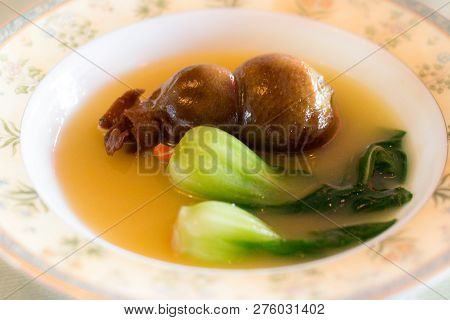 Eight Treasures Gourd Duck That Is Stuffed With Chinese Chestnut, Pork, Abalone, Bamboo Shoots, Mush