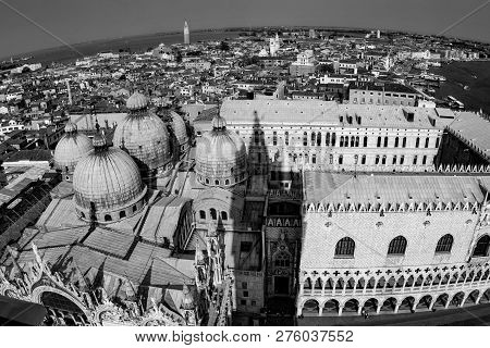 Skyline Of Venice Seen From San Marco Tower