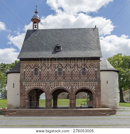 View Of The King‘s Hall In Lorsch, Hesse, Germany