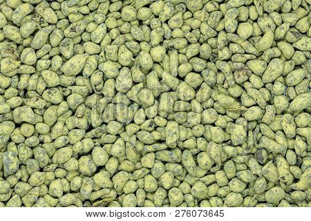 Ginseng Oolong Tea Bunch, Close Up, Macro. Chinese Oolong Tea Drink Rolled In Ginseng Powder Used Fo