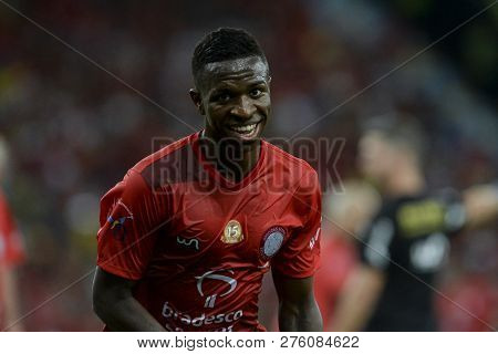 Rio, Brazil - December 27, 2018: Vinicius Junior Player During A Soccer Game Of The All-stars Game I