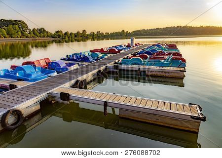 Pedalos At Lake Losheim