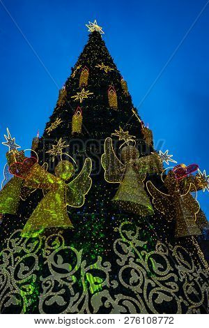 Christmas Illumination In Tbilisi, Georgia