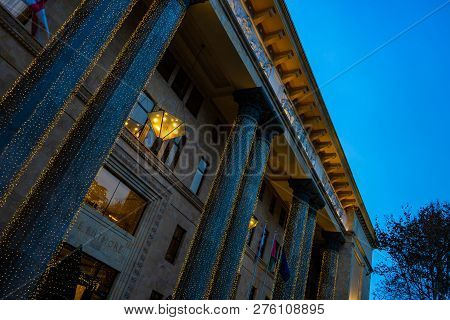 Christmas Illumination In Tbilisi, Georgia