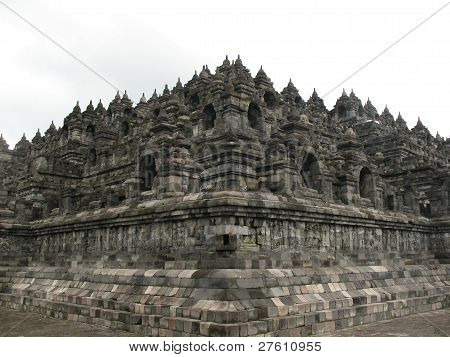 Borobudur buddhistického chrámu