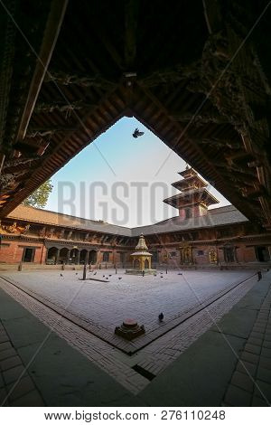 Mulchowk At Patan Durbar Square In Nepal