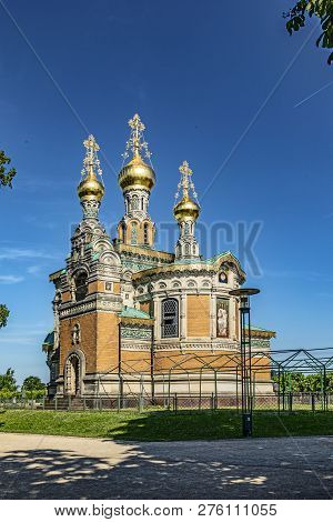 Russian Chapel In Darmstadt, Hesse, Germany, Darmstadt, Hesse, Germany