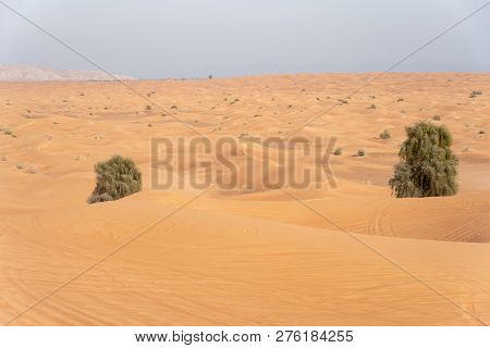 Sharjah Desert Area, One Of The Most Visited Places For Off-roading By Off Roaders, Big Red To Pink