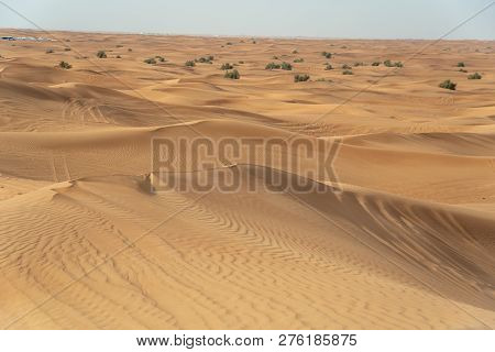 Sharjah Desert Area, One Of The Most Visited Places For Off-roading By Off Roaders, Big Red To Pink