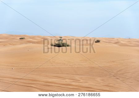 Sharjah Desert Area, One Of The Most Visited Places For Off-roading By Off Roaders, Big Red To Pink