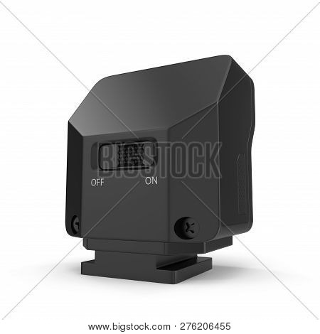 Compact Speedlight 3d Illustration On White Background Isolated