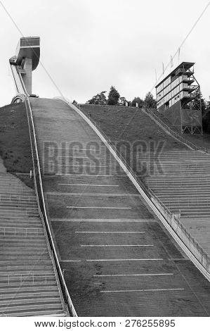 Bergisel Ski Jumping, Innsbruck, Austria. Sport And Outdoor