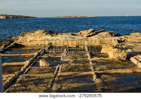 Salinas Salt Extraction Pans - St. Paul, Malta