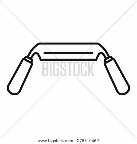 Spokeshave Icon. Outline Spokeshave Icon For Web Design Isolated On White Background